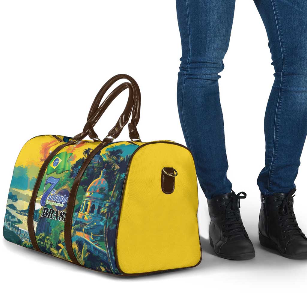 Brazil Sete de Setembro Travel Bag Brasil Rio de Janeiro Art Style - Wonder Print Shop