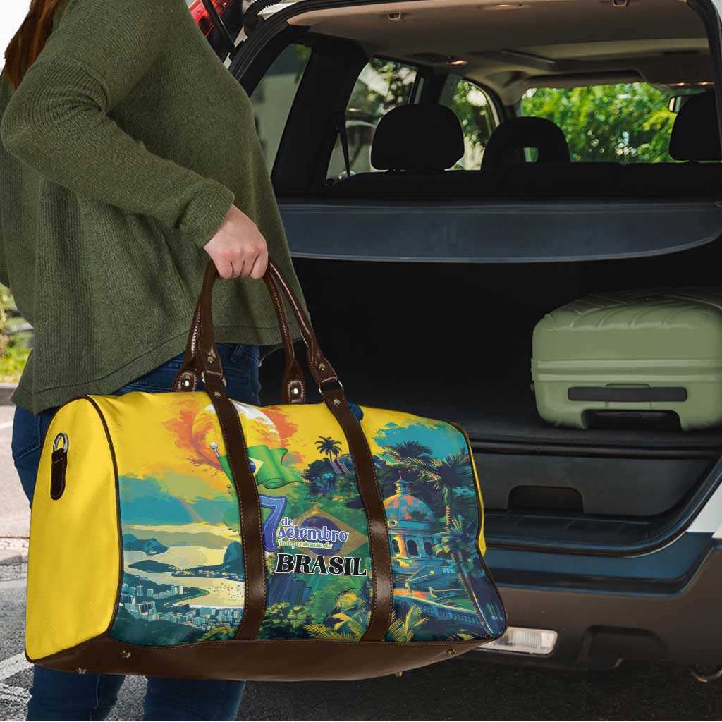 Brazil Sete de Setembro Travel Bag Brasil Rio de Janeiro Art Style - Wonder Print Shop