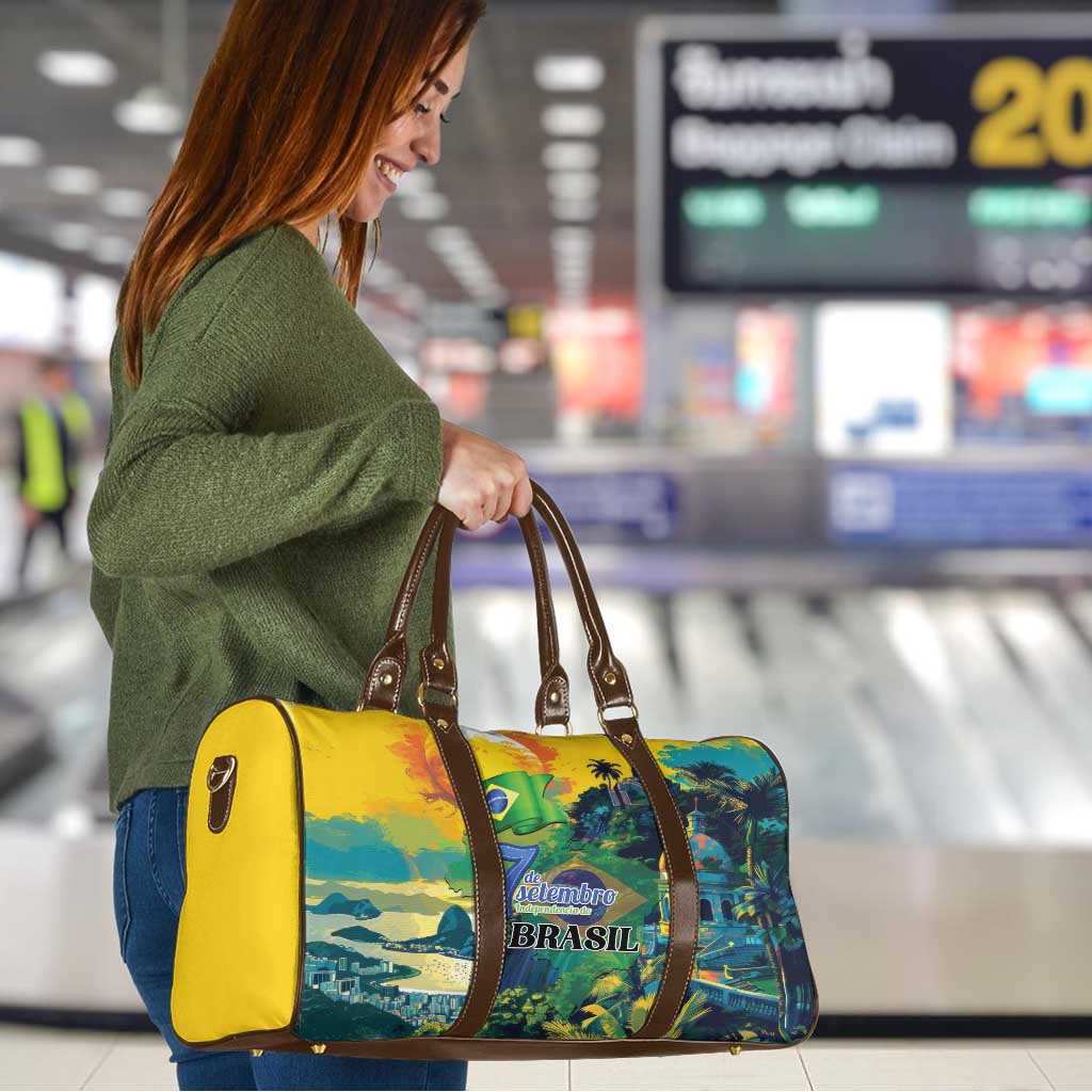 Brazil Sete de Setembro Travel Bag Brasil Rio de Janeiro Art Style - Wonder Print Shop
