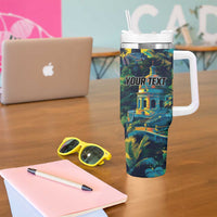 Personalized Brazil Sete de Setembro Tumbler With Handle Brasil Rio de Janeiro Art Style - Wonder Print Shop