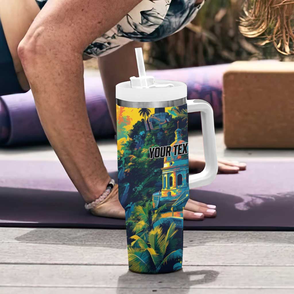 Personalized Brazil Sete de Setembro Tumbler With Handle Brasil Rio de Janeiro Art Style - Wonder Print Shop