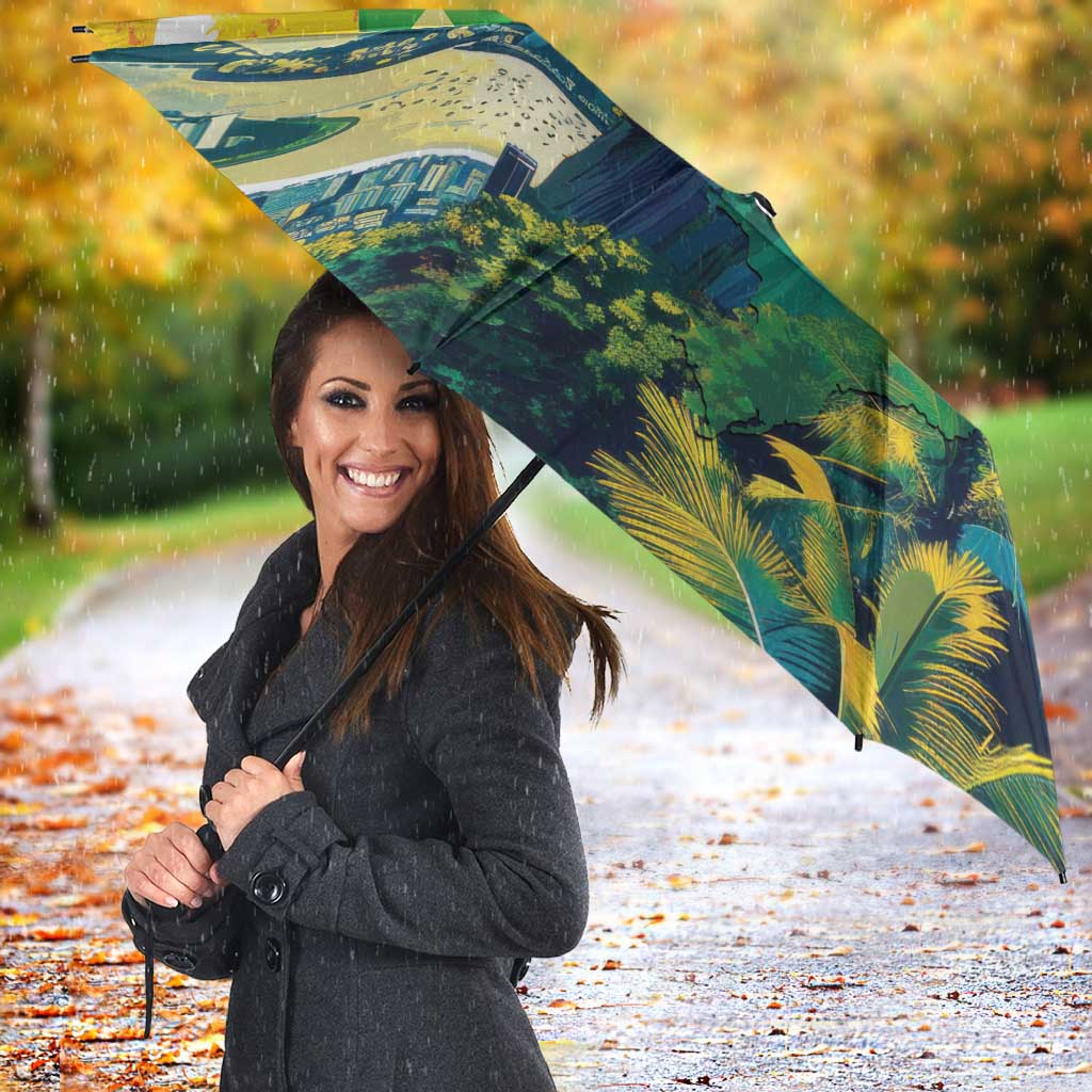 Brazil Sete de Setembro Umbrella Brasil Rio de Janeiro Art Style - Wonder Print Shop
