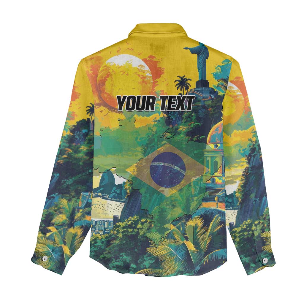 Personalized Brazil Sete de Setembro Women Casual Shirt Brasil Rio de Janeiro Art Style - Wonder Print Shop