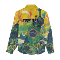 Personalized Brazil Sete de Setembro Women Casual Shirt Brasil Rio de Janeiro Art Style - Wonder Print Shop
