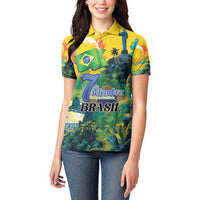 Personalized Brazil Sete de Setembro Women Polo Shirt Brasil Rio de Janeiro Art Style - Wonder Print Shop