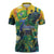 Personalized Brazil Sete de Setembro Zipper Polo Shirt Brasil Rio de Janeiro Art Style - Wonder Print Shop