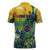 Personalized Brazil Sete de Setembro Zipper Polo Shirt Brasil Rio de Janeiro Art Style - Wonder Print Shop