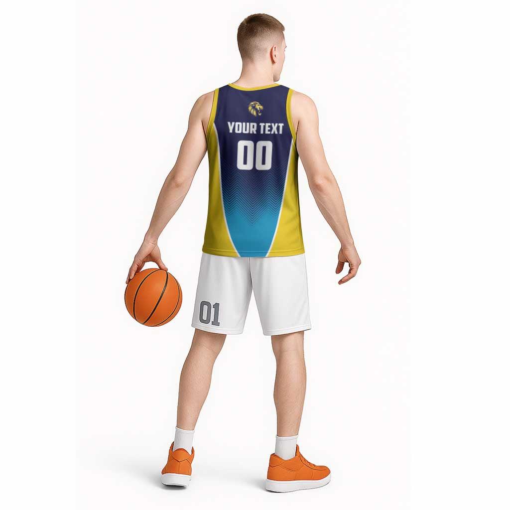 Custom St Lucia Kings Cricket Basketball Jersey Beinspired Come On - Wonder Print Shop
