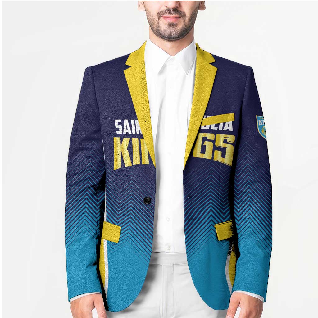 Custom St Lucia Kings Cricket Blazer Beinspired Come On - Wonder Print Shop