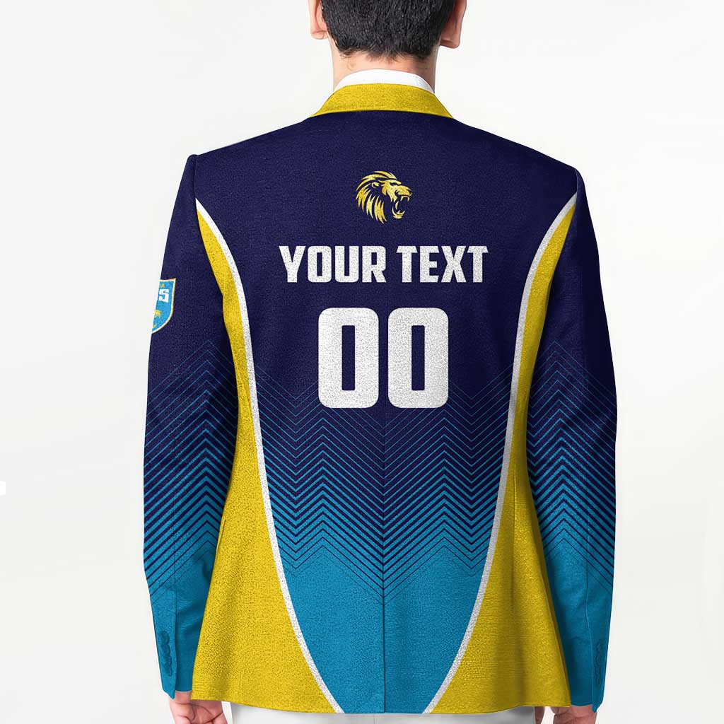 Custom St Lucia Kings Cricket Blazer Beinspired Come On - Wonder Print Shop