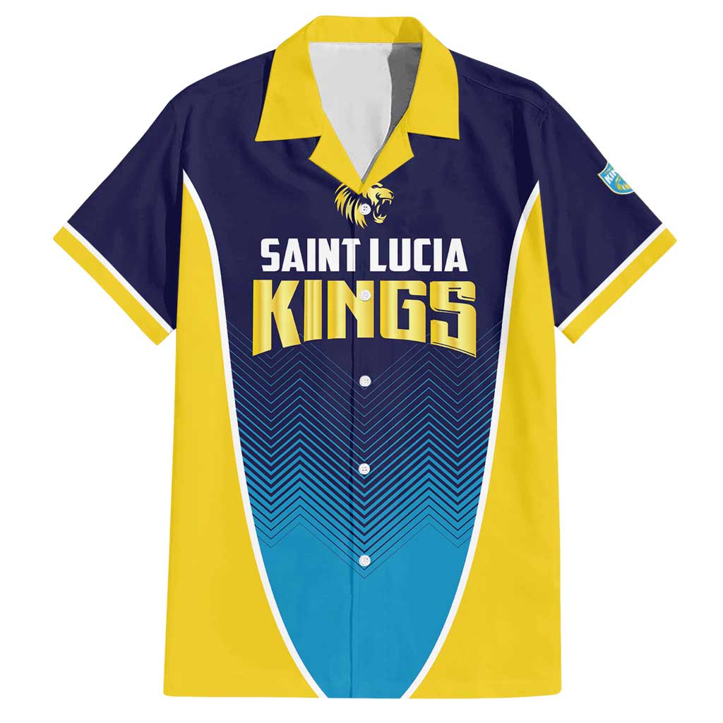 Custom St Lucia Kings Cricket Hawaiian Shirt Beinspired Come On - Wonder Print Shop