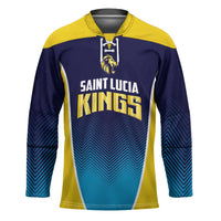 Custom St Lucia Kings Cricket Hockey Jersey Beinspired Come On - Wonder Print Shop