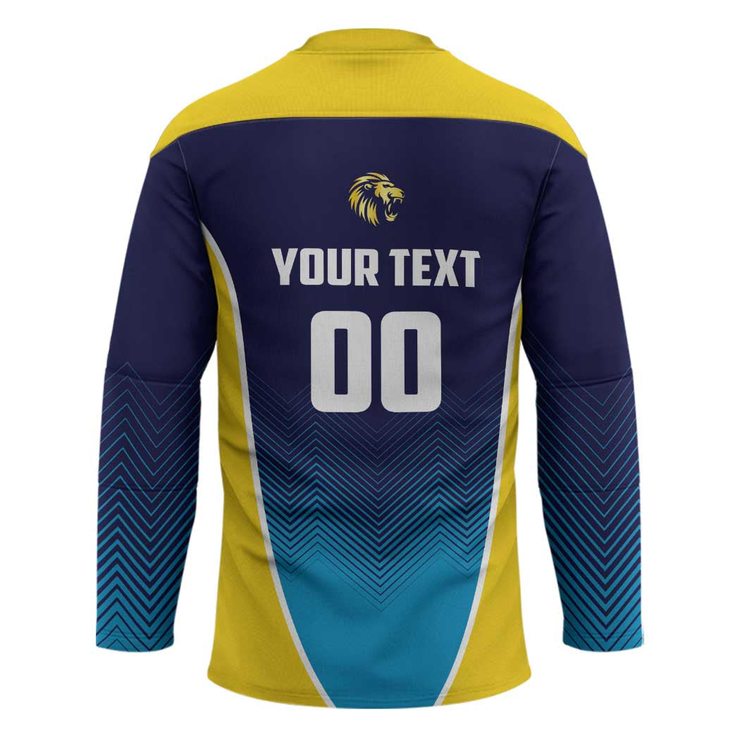 Custom St Lucia Kings Cricket Hockey Jersey Beinspired Come On - Wonder Print Shop