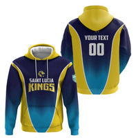Custom St Lucia Kings Cricket Hoodie Beinspired Come On - Wonder Print Shop