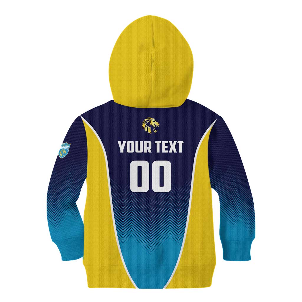 Custom St Lucia Kings Cricket Kid Hoodie Beinspired Come On - Wonder Print Shop