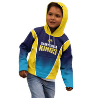 Custom St Lucia Kings Cricket Kid Hoodie Beinspired Come On - Wonder Print Shop