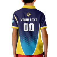 Custom St Lucia Kings Cricket Kid Polo Shirt Beinspired Come On - Wonder Print Shop