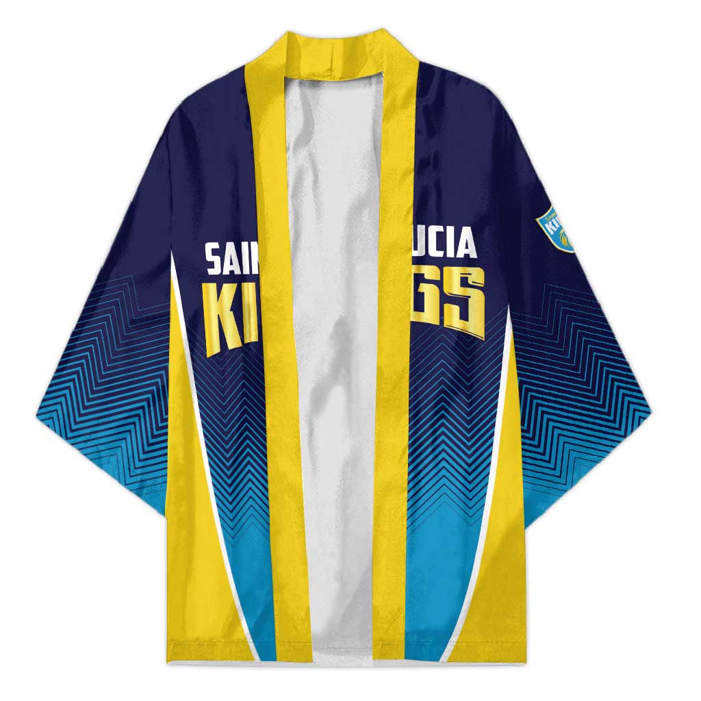 Custom St Lucia Kings Cricket Kimono Beinspired Come On - Wonder Print Shop