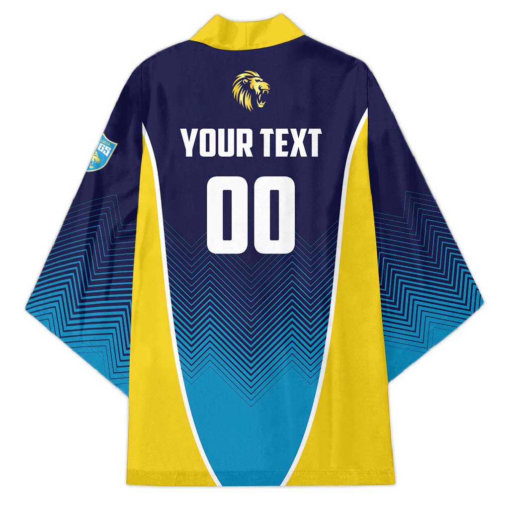 Custom St Lucia Kings Cricket Kimono Beinspired Come On - Wonder Print Shop