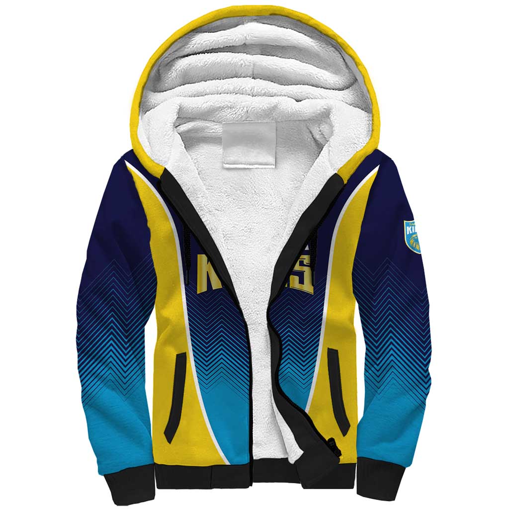 Custom St Lucia Kings Cricket Sherpa Hoodie Beinspired Come On - Wonder Print Shop