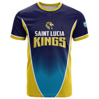 Custom St Lucia Kings Cricket T Shirt Beinspired Come On - Wonder Print Shop