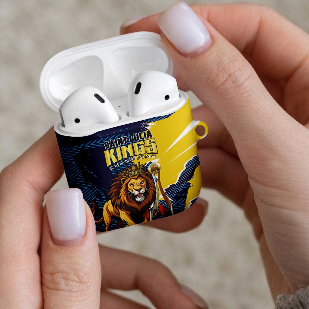 Kings Saint Lucia Champions Cricket AirPods Case St Lucia Glory Awaits - Wonder Print Shop