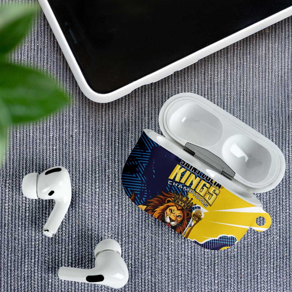 Kings Saint Lucia Champions Cricket AirPods Case St Lucia Glory Awaits - Wonder Print Shop