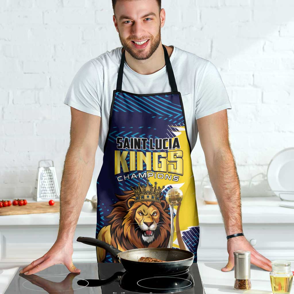 Kings Saint Lucia Champions Cricket Apron St Lucia Glory Awaits - Wonder Print Shop