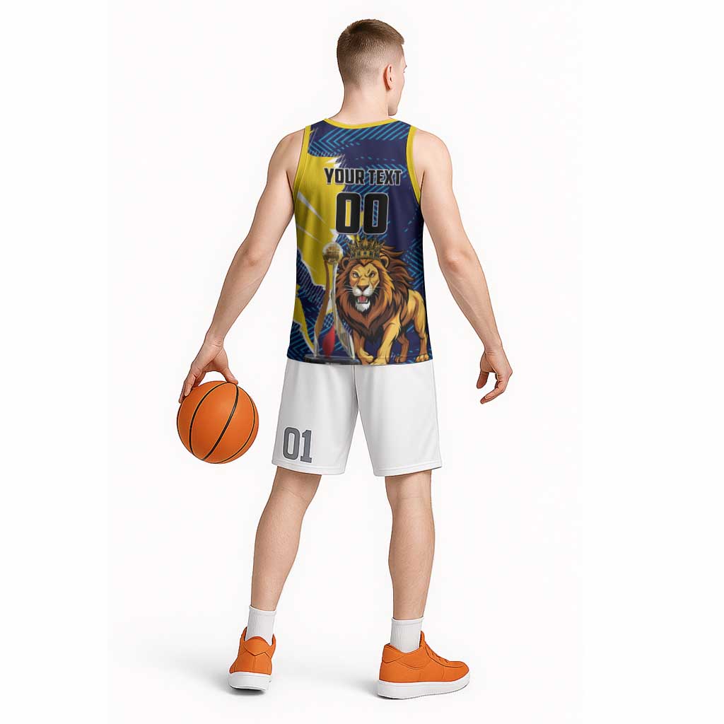 Custom Kings Saint Lucia Champions Cricket Basketball Jersey St Lucia Glory Awaits - Wonder Print Shop