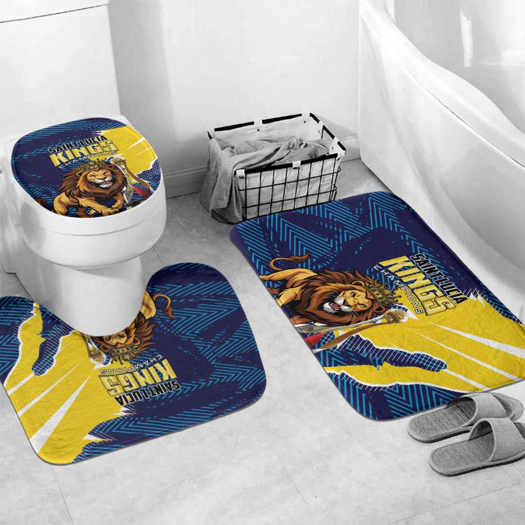 Kings Saint Lucia Champions Cricket Bathroom Set St Lucia Glory Awaits - Wonder Print Shop
