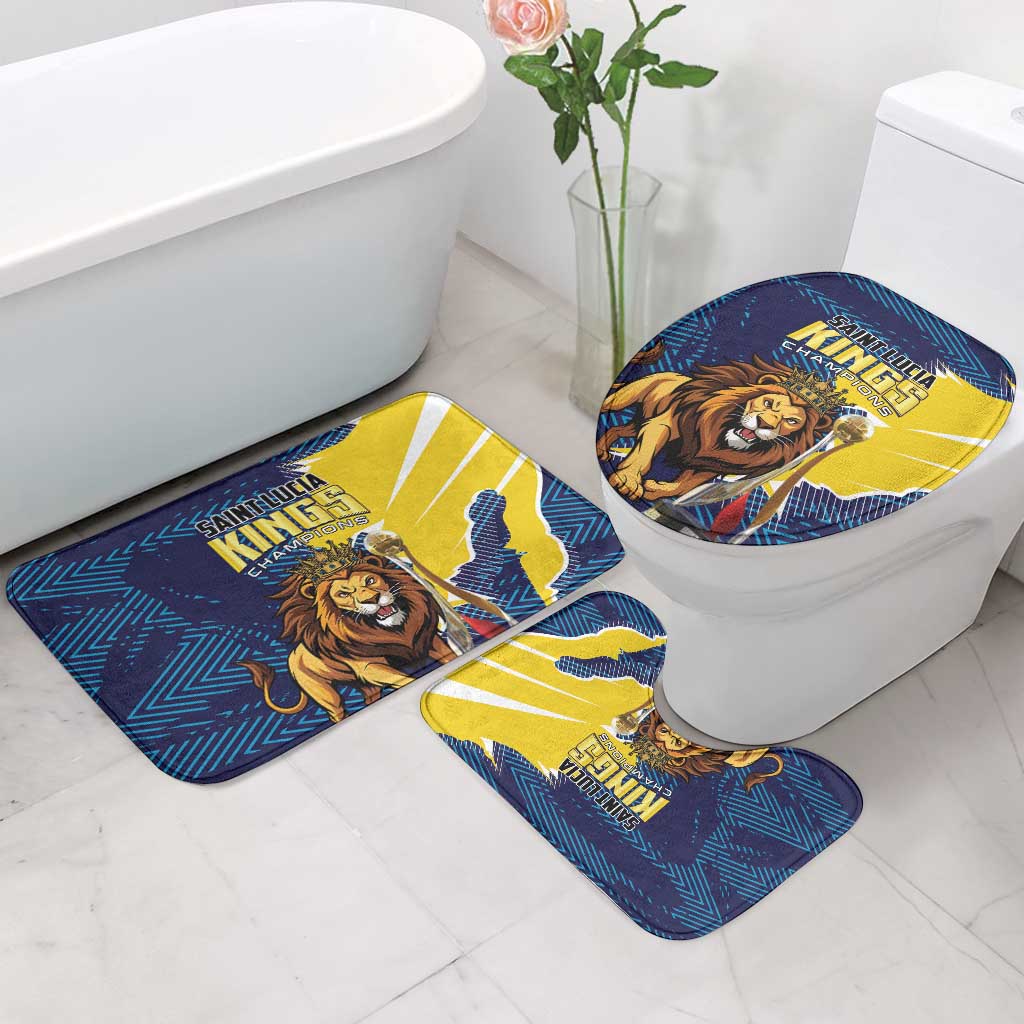 Kings Saint Lucia Champions Cricket Bathroom Set St Lucia Glory Awaits - Wonder Print Shop