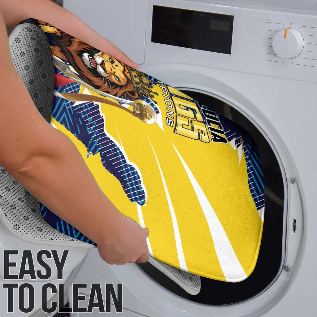 Kings Saint Lucia Champions Cricket Bathroom Set St Lucia Glory Awaits - Wonder Print Shop