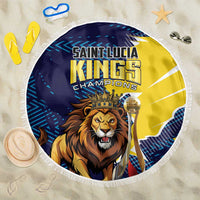 Kings Saint Lucia Champions Cricket Beach Blanket St Lucia Glory Awaits - Wonder Print Shop