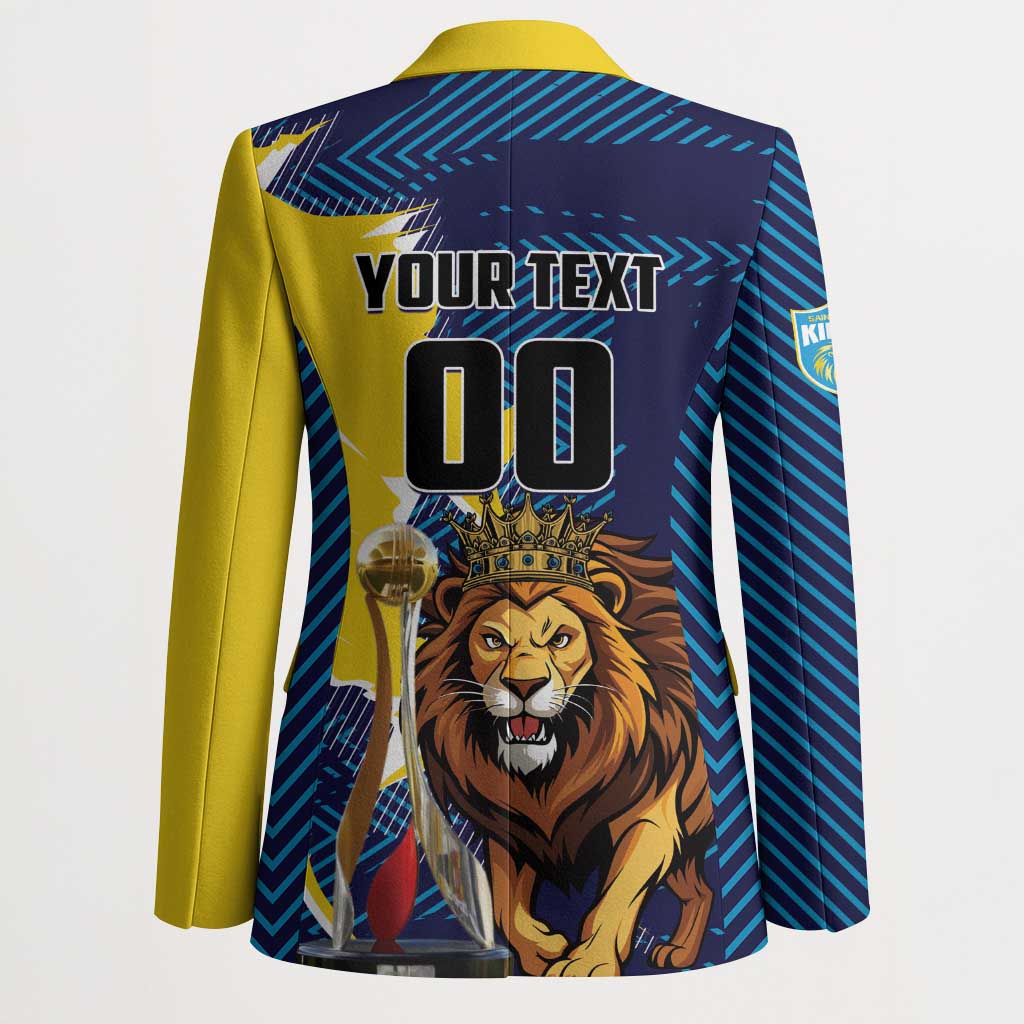 Custom Kings Saint Lucia Champions Cricket Blazer St Lucia Glory Awaits - Wonder Print Shop