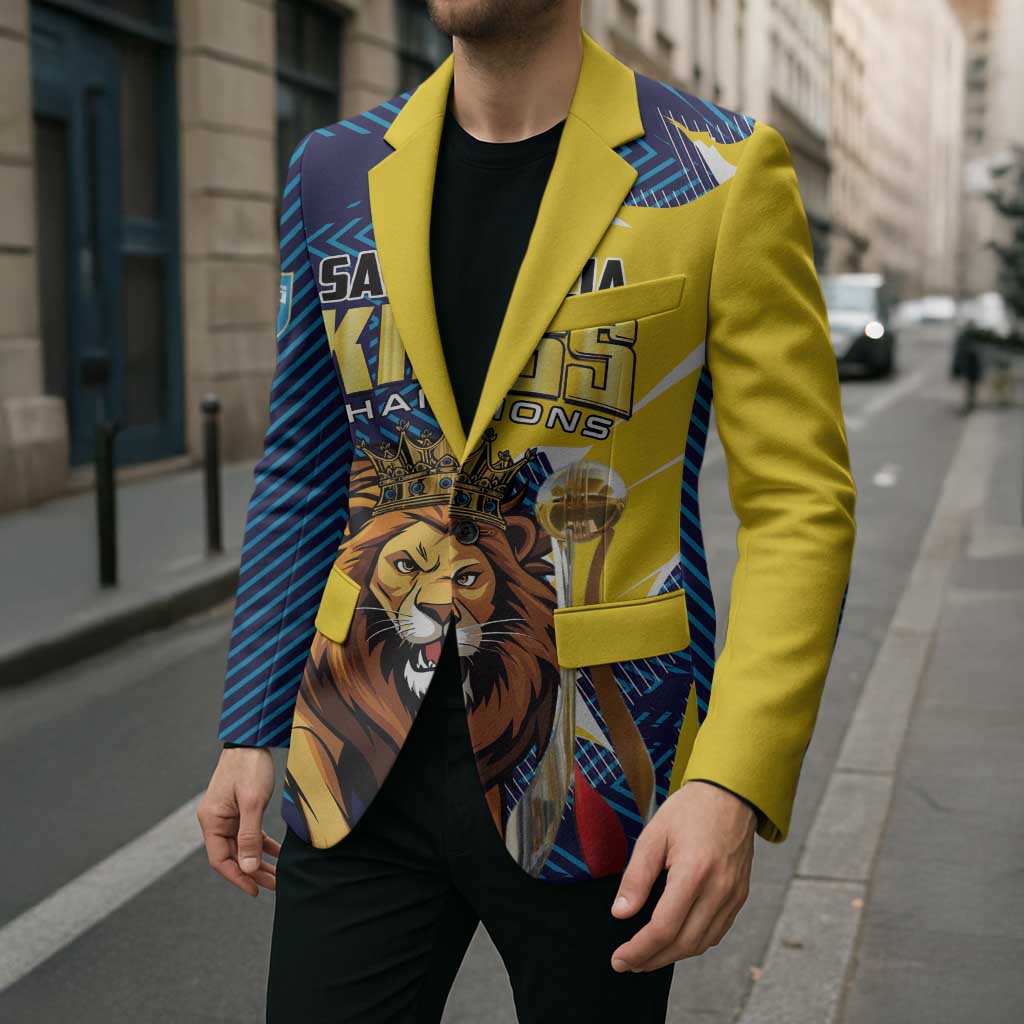 Custom Kings Saint Lucia Champions Cricket Blazer St Lucia Glory Awaits - Wonder Print Shop