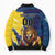 Custom Kings Saint Lucia Champions Cricket Bomber Puffer Jacket St Lucia Glory Awaits - Wonder Print Shop