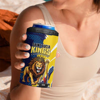 Kings Saint Lucia Champions Cricket 4 in 1 Can Cooler Tumbler St Lucia Glory Awaits - Wonder Print Shop