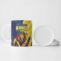 Kings Saint Lucia Champions Cricket Ceramic Mug St Lucia Glory Awaits - Wonder Print Shop