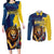 Custom Kings Saint Lucia Champions Cricket Couples Matching Long Sleeve Bodycon Dress and Long Sleeve Button Shirt St Lucia Glory Awaits - Wonder Print Shop