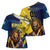 Custom Kings Saint Lucia Champions Cricket Cross Shoulder Shirt St Lucia Glory Awaits - Wonder Print Shop