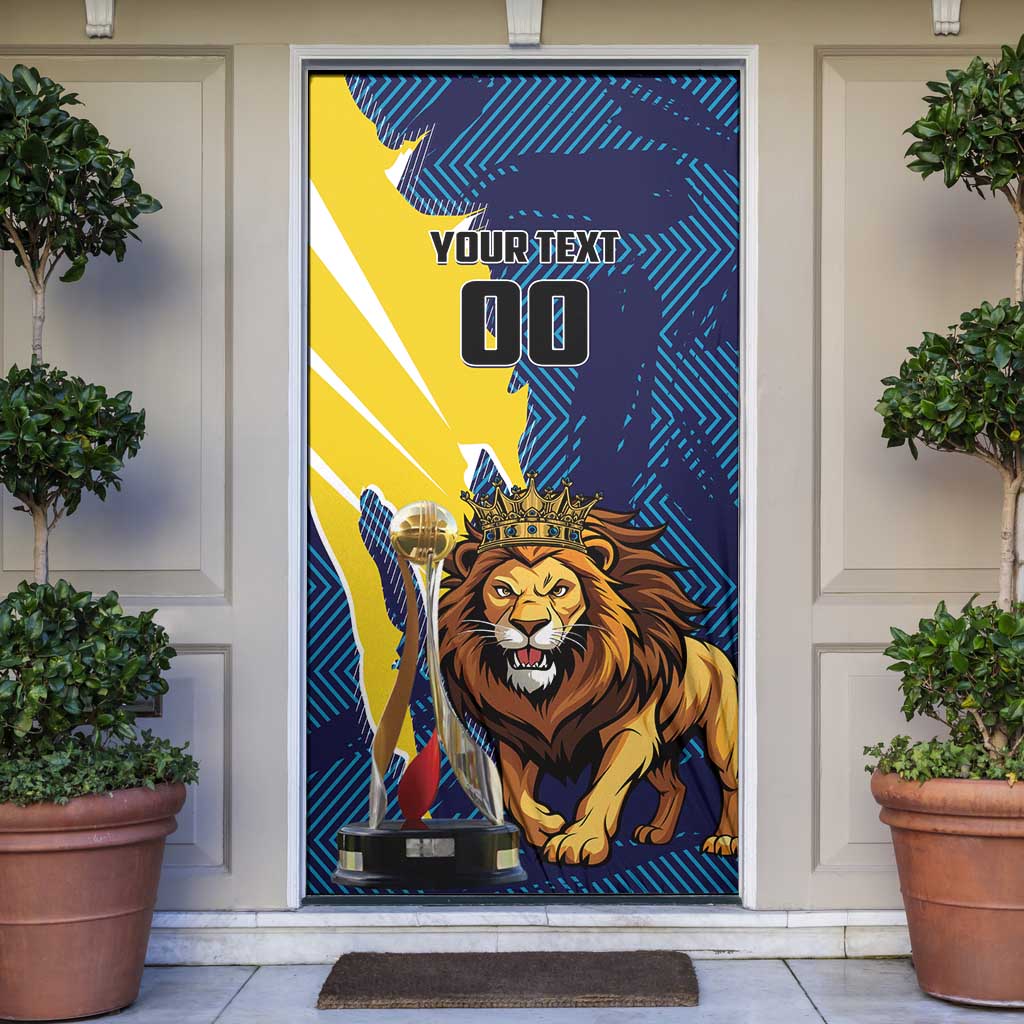 Kings Saint Lucia Champions Cricket Door Cover St Lucia Glory Awaits - Wonder Print Shop