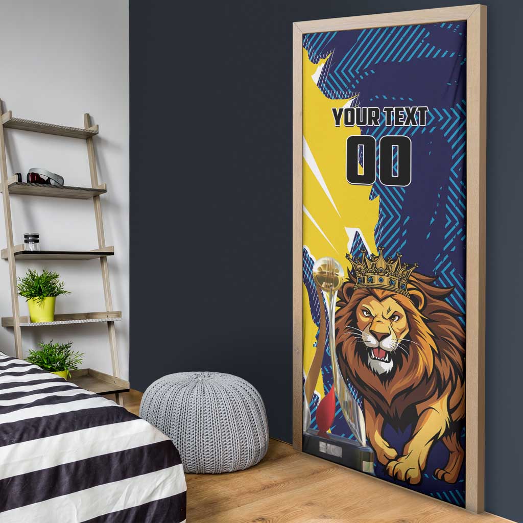 Kings Saint Lucia Champions Cricket Door Cover St Lucia Glory Awaits - Wonder Print Shop