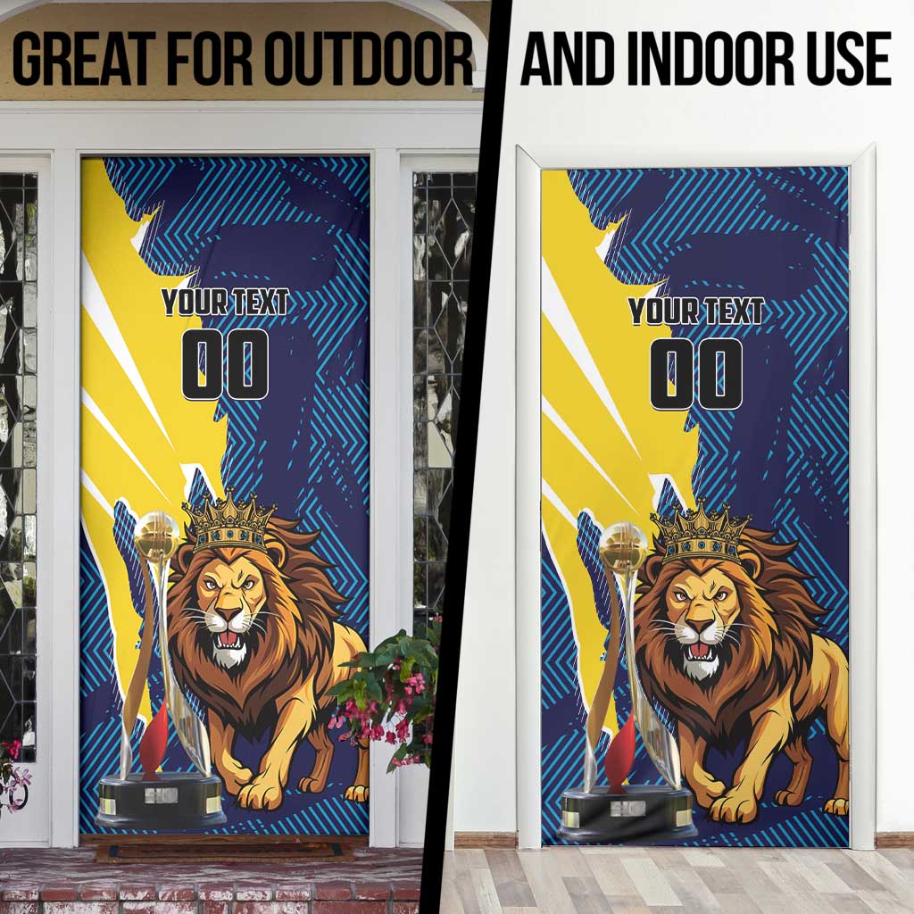 Kings Saint Lucia Champions Cricket Door Cover St Lucia Glory Awaits - Wonder Print Shop