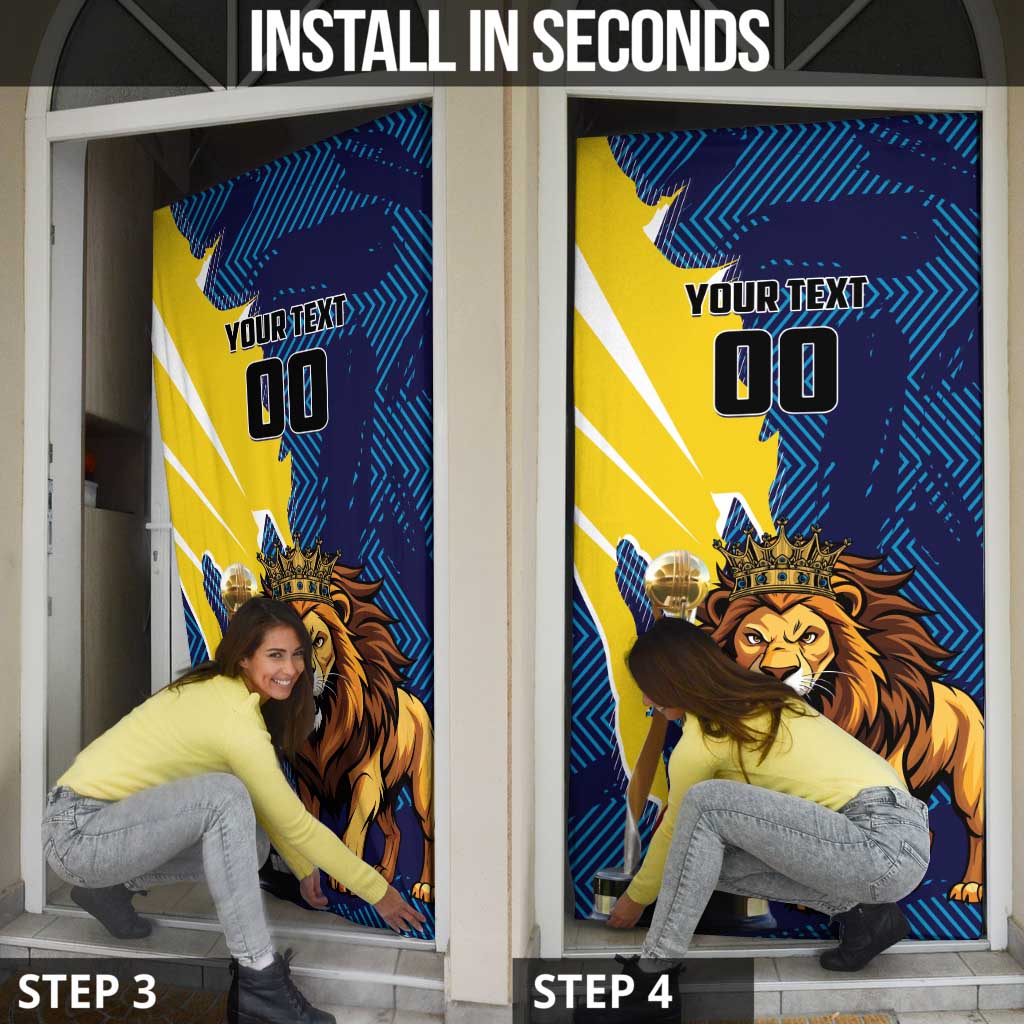 Kings Saint Lucia Champions Cricket Door Cover St Lucia Glory Awaits - Wonder Print Shop
