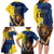 Custom Kings Saint Lucia Champions Cricket Family Matching Long Sleeve Bodycon Dress and Hawaiian Shirt St Lucia Glory Awaits - Wonder Print Shop