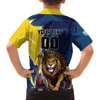 Custom Kings Saint Lucia Champions Cricket Family Matching Off The Shoulder Long Sleeve Dress and Hawaiian Shirt St Lucia Glory Awaits - Wonder Print Shop