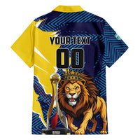 Custom Kings Saint Lucia Champions Cricket Family Matching Short Sleeve Bodycon Dress and Hawaiian Shirt St Lucia Glory Awaits - Wonder Print Shop