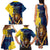 Custom Kings Saint Lucia Champions Cricket Family Matching Tank Maxi Dress and Hawaiian Shirt St Lucia Glory Awaits - Wonder Print Shop