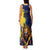 Custom Kings Saint Lucia Champions Cricket Family Matching Tank Maxi Dress and Hawaiian Shirt St Lucia Glory Awaits - Wonder Print Shop