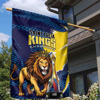 Kings Saint Lucia Champions Cricket Garden Flag St Lucia Glory Awaits - Wonder Print Shop